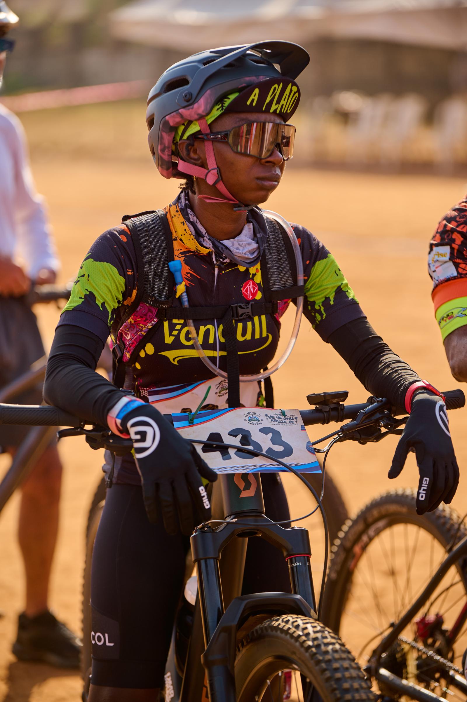 Cyclists group